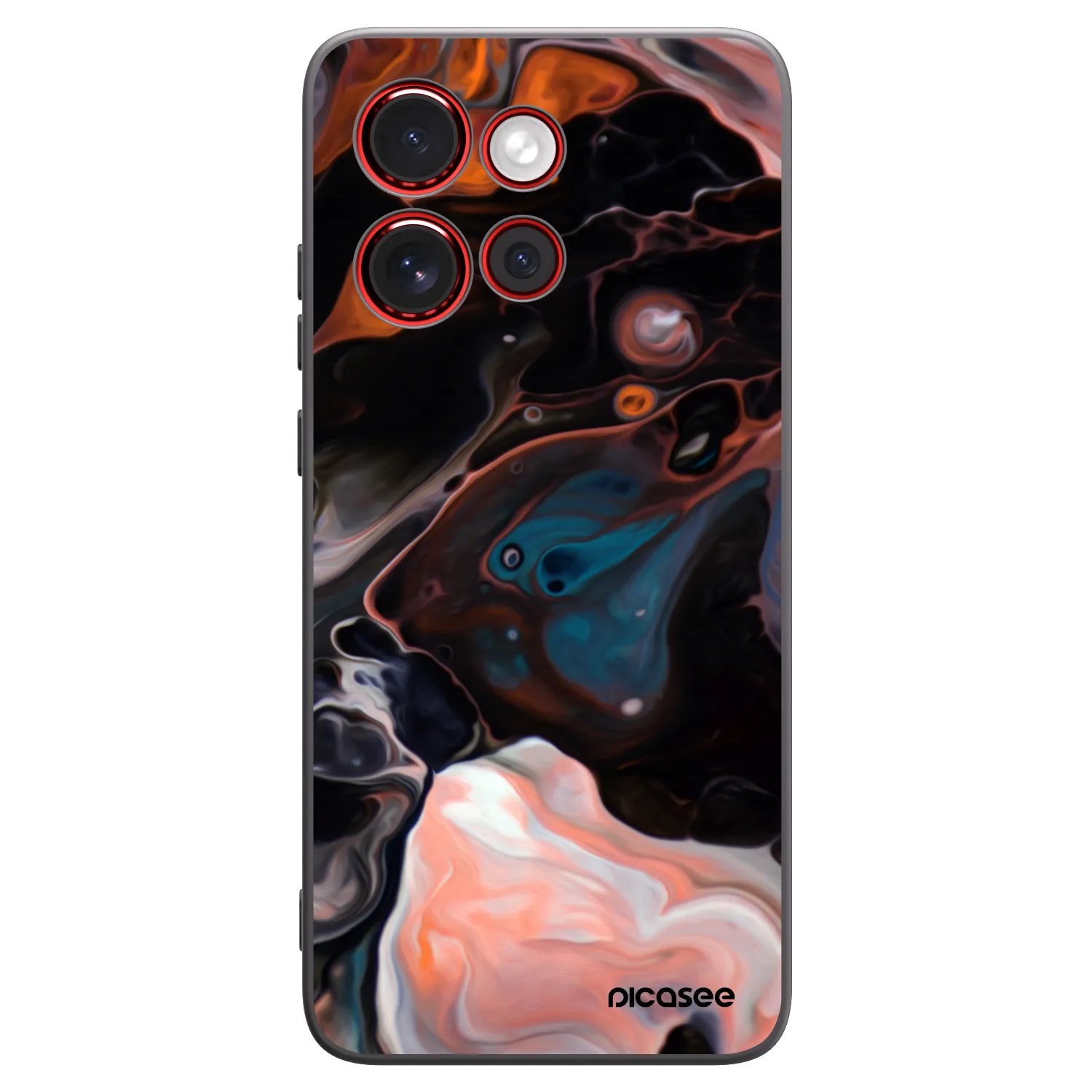 Picasee fekete szilikon tok az alábbi mobiltelefonokra Motorola Edge 60 Neo 5G - Cream