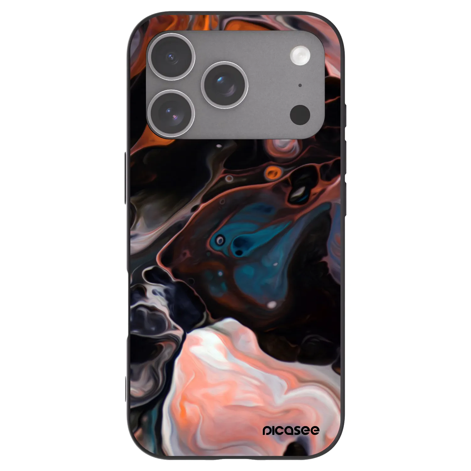 Picasee fekete szilikon tok az alábbi mobiltelefonokra Apple iPhone 18 Pro - Cream