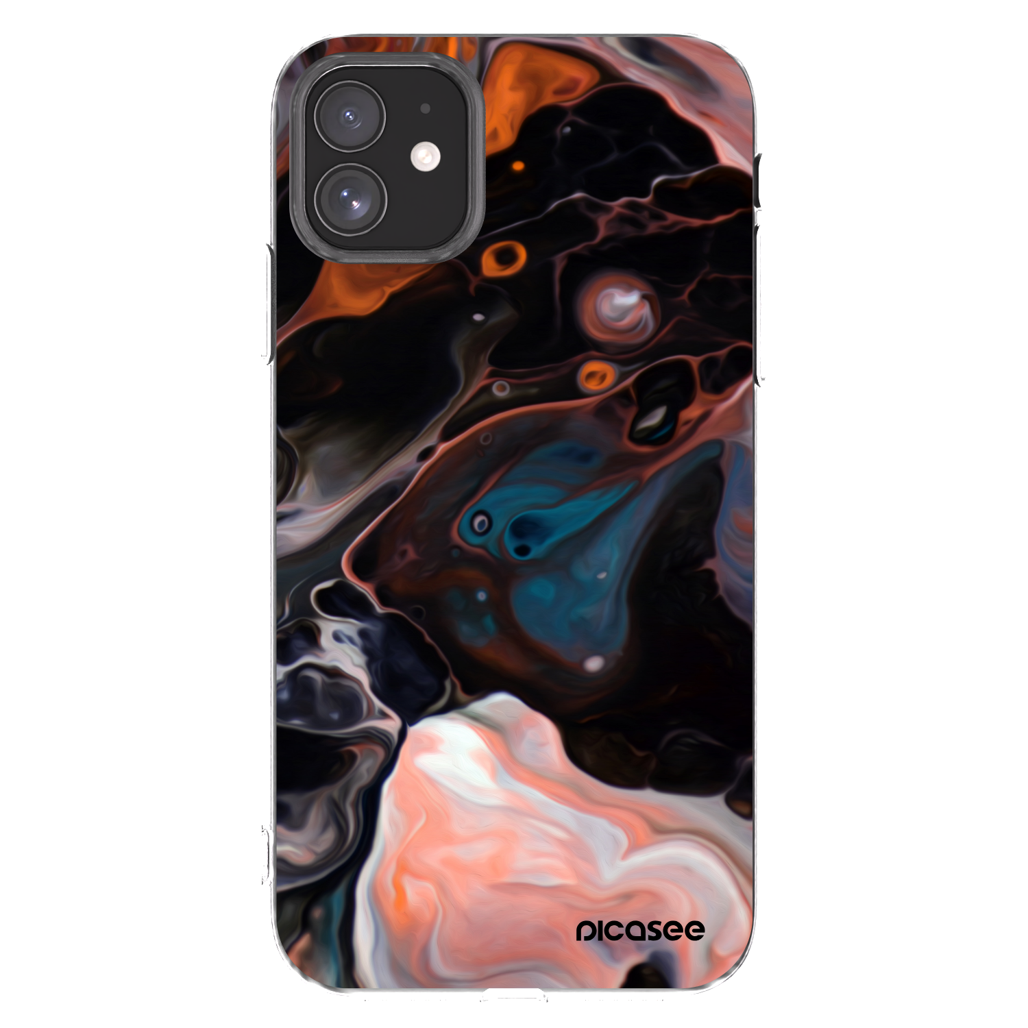 Picasee átlátszó szilikon tok az alábbi mobiltelefonokra Apple iPhone 11 - Cream