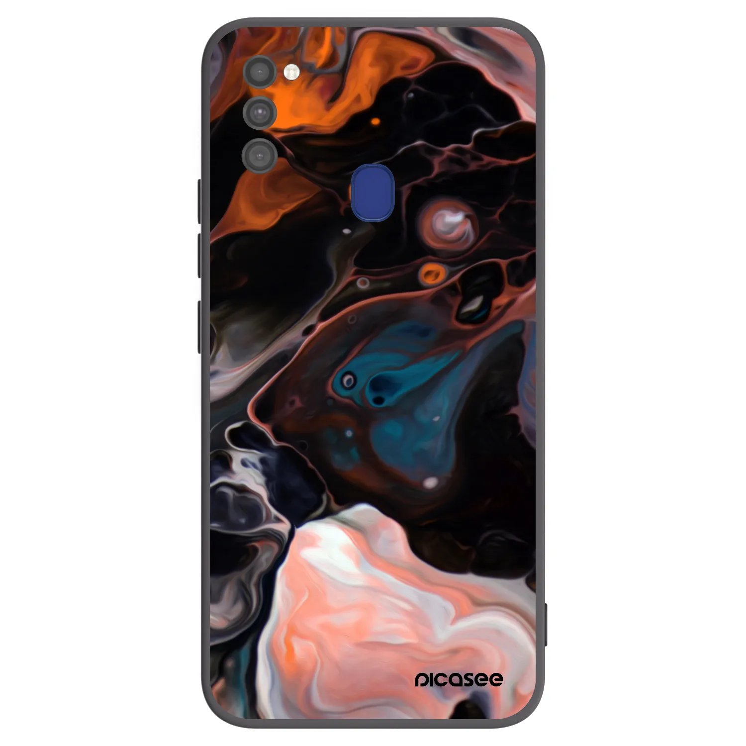Picasee fekete szilikon tok az alábbi mobiltelefonokra Samsung Galaxy M21 M215F - Cream