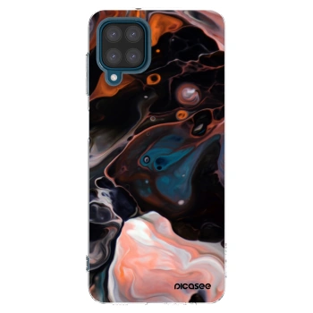Picasee átlátszó szilikon tok az alábbi mobiltelefonokra Samsung Galaxy A12 A125F - Cream