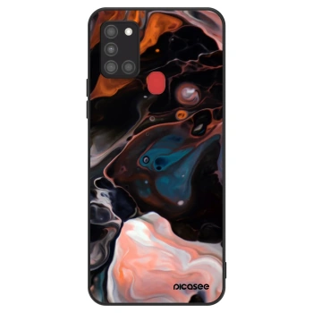 Szilikon tok erre a típusra Samsung Galaxy A21s - Cream