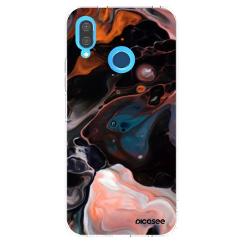 Picasee átlátszó szilikon tok az alábbi mobiltelefonokra Huawei P20 Lite - Cream