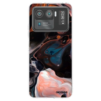 Picasee átlátszó szilikon tok az alábbi mobiltelefonokra Xiaomi Mi 11 Ultra - Cream