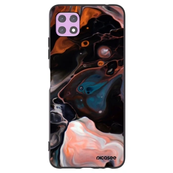 Picasee fekete szilikon tok az alábbi mobiltelefonokra Samsung Galaxy A22 A226B 5G - Cream