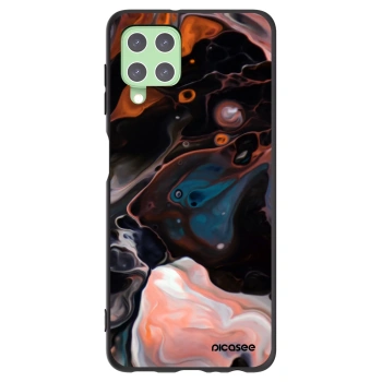 Picasee fekete szilikon tok az alábbi mobiltelefonokra Samsung Galaxy A22 A225F 4G - Cream