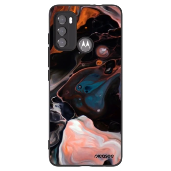 Picasee fekete szilikon tok az alábbi mobiltelefonokra Motorola Moto G60 - Cream