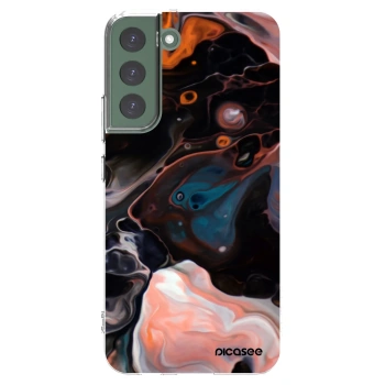 Picasee átlátszó szilikon tok az alábbi mobiltelefonokra Samsung Galaxy S22+ 5G - Cream