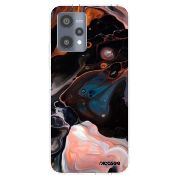 Picasee átlátszó szilikon tok az alábbi mobiltelefonokra Realme 9 Pro 5G - Cream