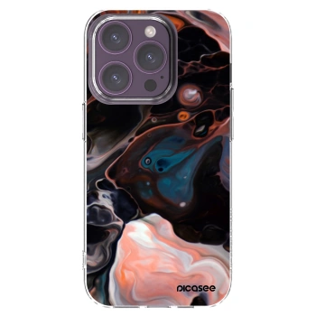 Picasee átlátszó szilikon tok az alábbi mobiltelefonokra Apple iPhone 14 Pro - Cream