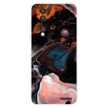 Picasee átlátszó szilikon tok az alábbi mobiltelefonokra Honor 70 - Cream