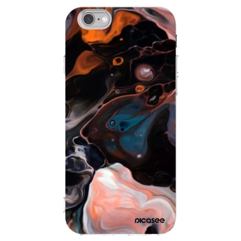 Picasee átlátszó szilikon tok az alábbi mobiltelefonokra Apple iPhone 6/6S - Cream