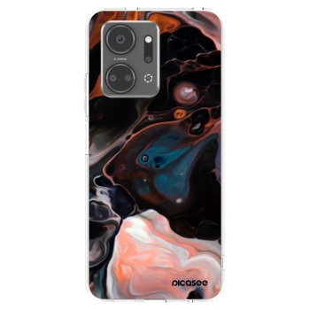 Picasee átlátszó szilikon tok az alábbi mobiltelefonokra Honor X7a - Cream