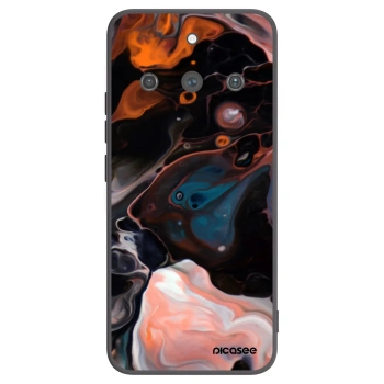 Picasee fekete szilikon tok az alábbi mobiltelefonokra Realme 11 Pro+ - Cream