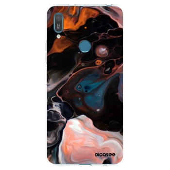 Picasee átlátszó szilikon tok az alábbi mobiltelefonokra Huawei Y7 2019 - Cream