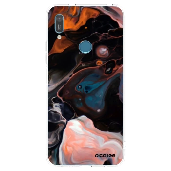 Picasee átlátszó szilikon tok az alábbi mobiltelefonokra Huawei Y6 2019 - Cream