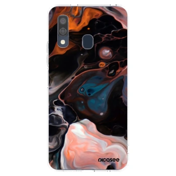 Picasee átlátszó szilikon tok az alábbi mobiltelefonokra Samsung Galaxy A40 A405F - Cream