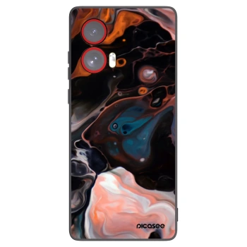 Picasee fekete szilikon tok az alábbi mobiltelefonokra Motorola Edge 50 Fusion - Cream