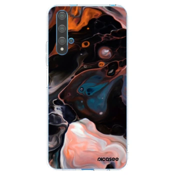 Picasee átlátszó szilikon tok az alábbi mobiltelefonokra Huawei Nova 5T - Cream