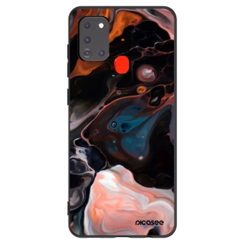 Picasee fekete szilikon tok az alábbi mobiltelefonokra Samsung Galaxy A21s - Cream