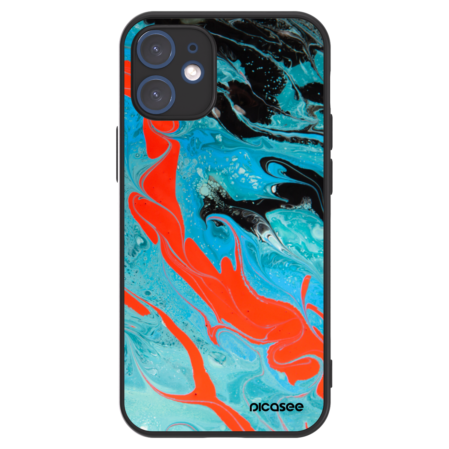 Picasee ULTIMATE CASE Apple iPhone 12 mini - készülékre - Blue Magma
