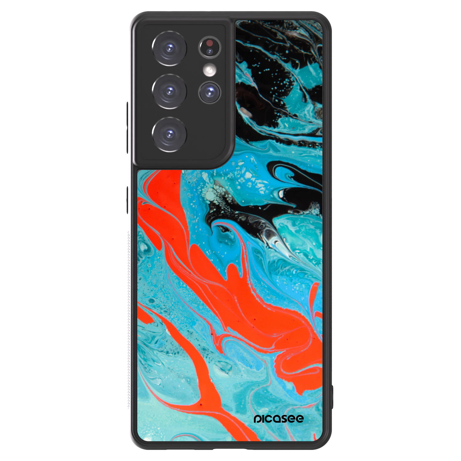 Picasee ULTIMATE CASE Samsung Galaxy S21 Ultra 5G G998B - készülékre - Blue Magma