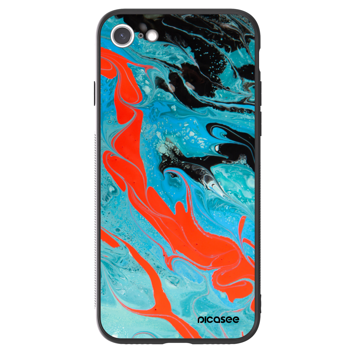 Picasee ULTIMATE CASE Apple iPhone SE 2020 - készülékre - Blue Magma