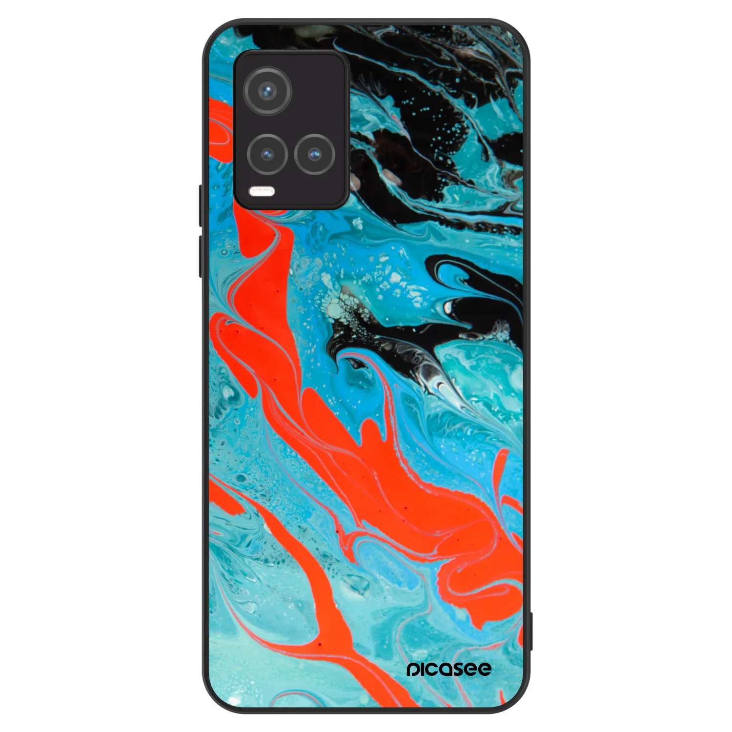 Picasee ULTIMATE CASE Vivo Y33s - készülékre - Blue Magma