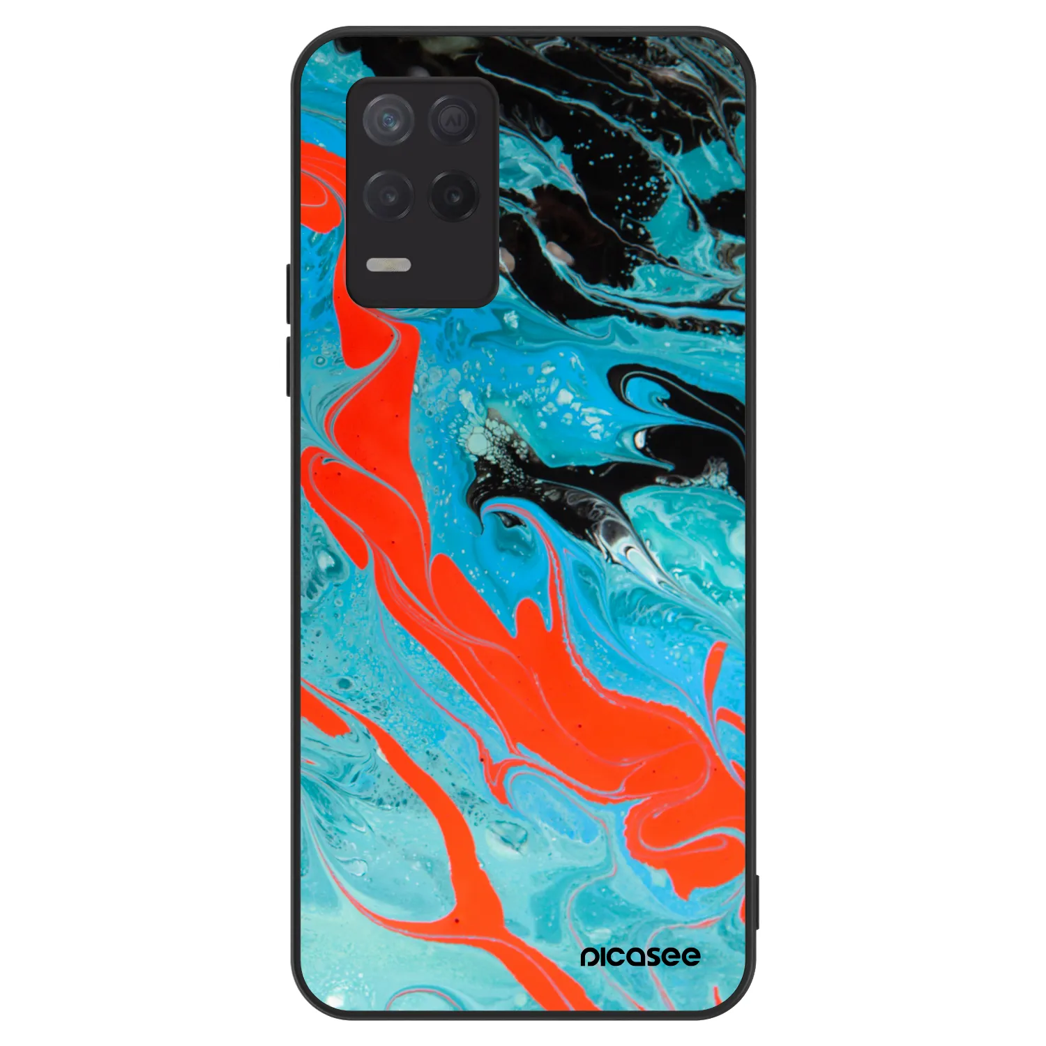 Picasee ULTIMATE CASE Realme 8 5G - készülékre - Blue Magma