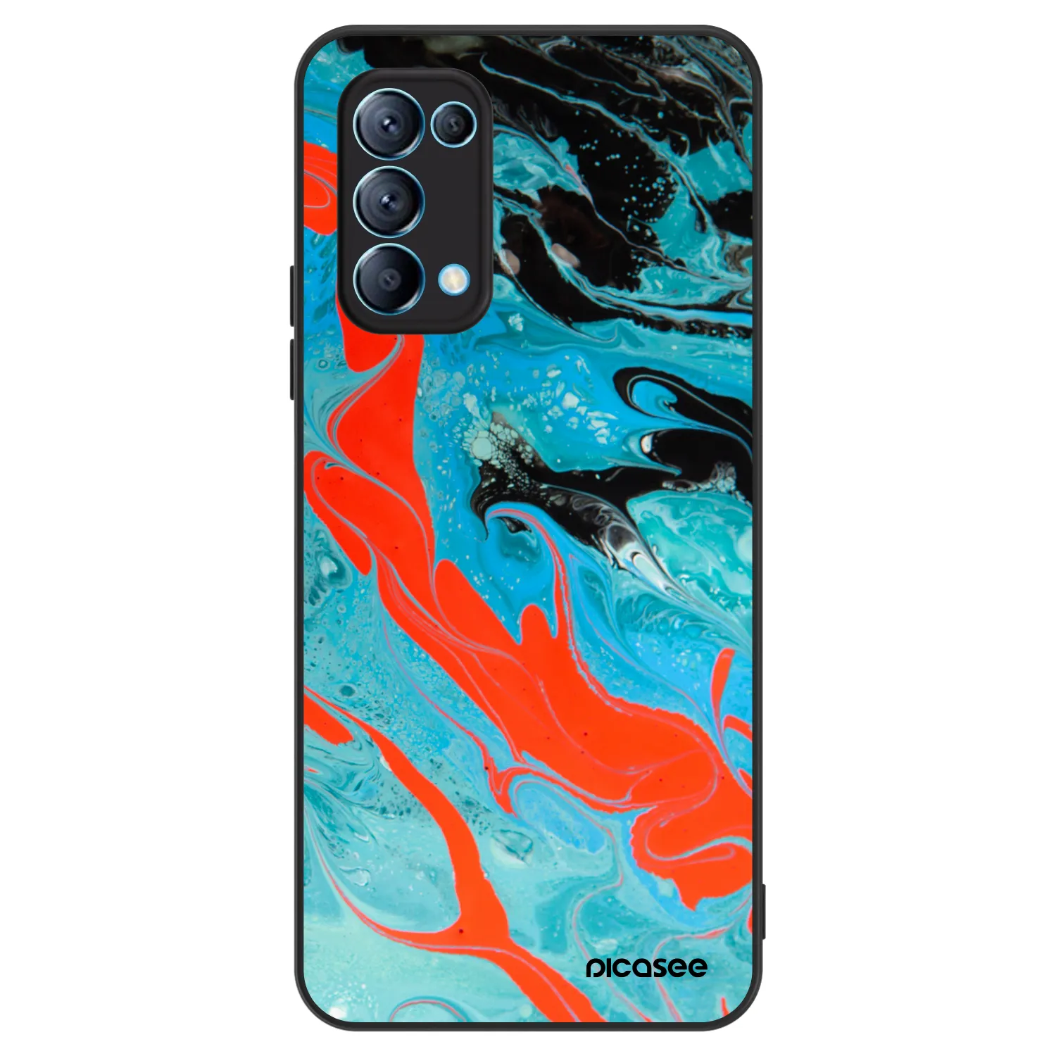Picasee ULTIMATE CASE OPPO Reno 5 5G - készülékre - Blue Magma
