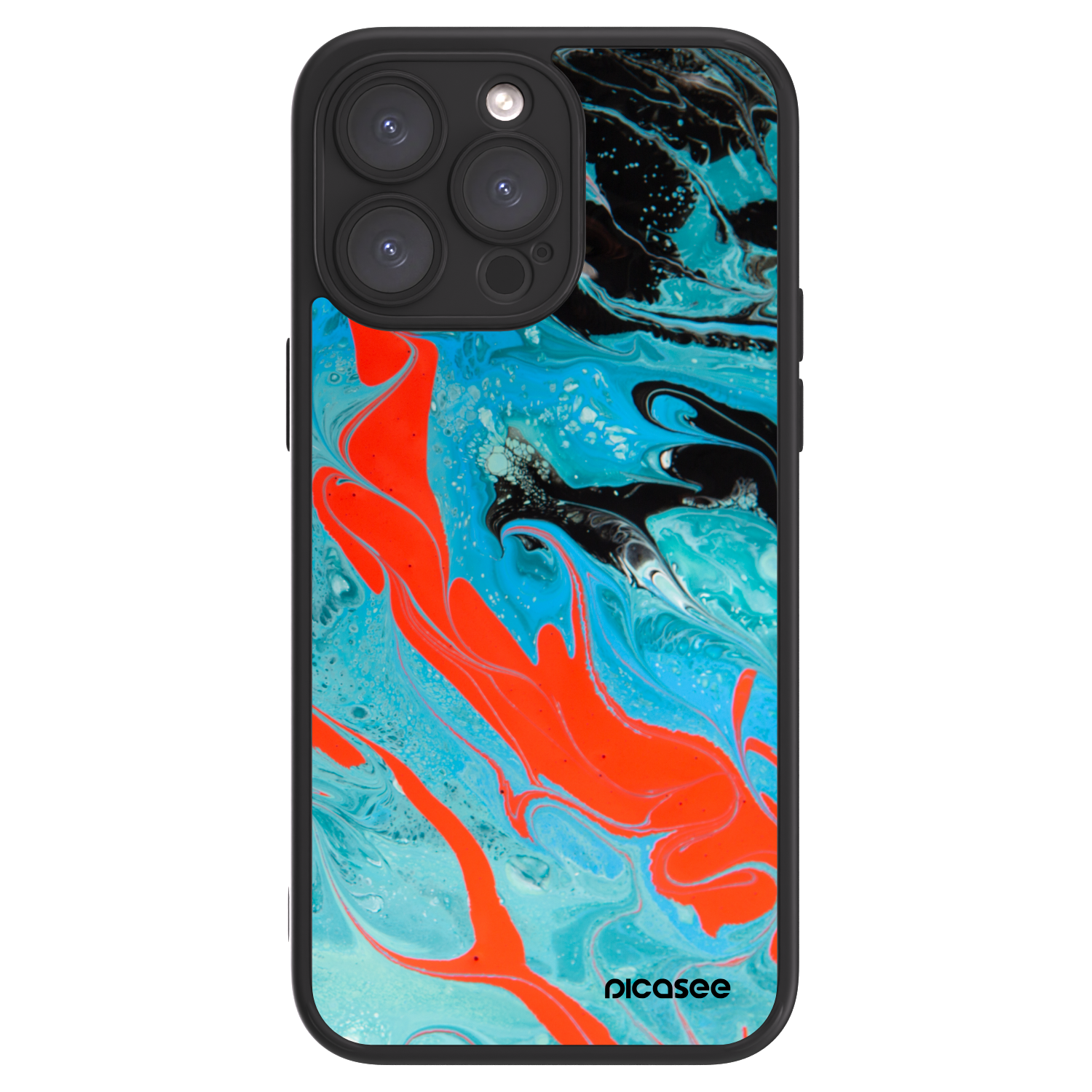 Picasee ULTIMATE CASE Apple iPhone 15 Pro Max - készülékre - Blue Magma