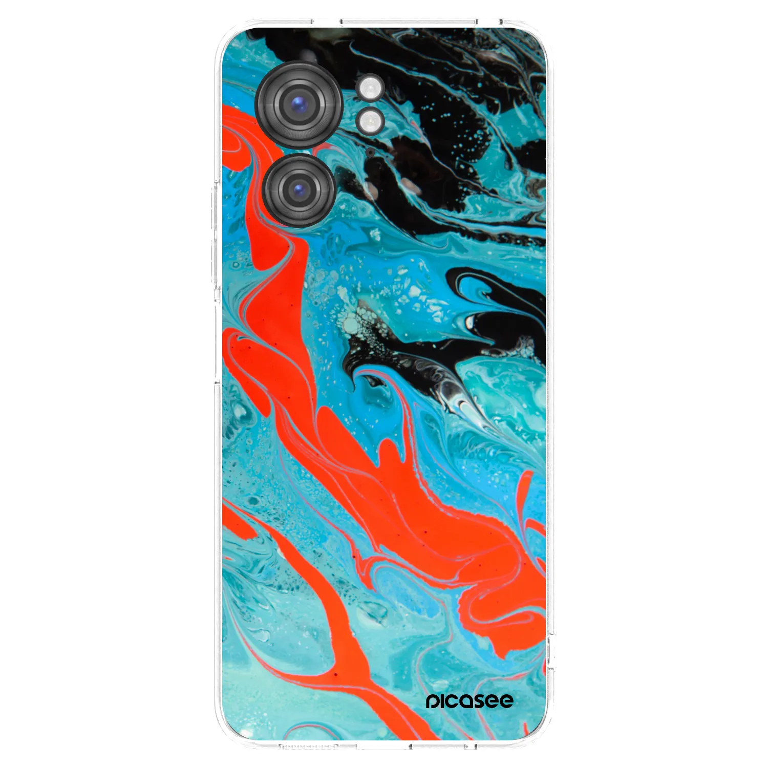Picasee átlátszó szilikon tok az alábbi mobiltelefonokra Motorola Edge 40 - Blue Magma