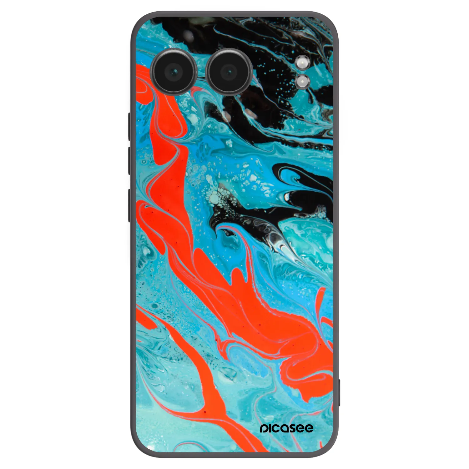 Picasee fekete szilikon tok az alábbi mobiltelefonokra OnePlus Nord 4 - Blue Magma