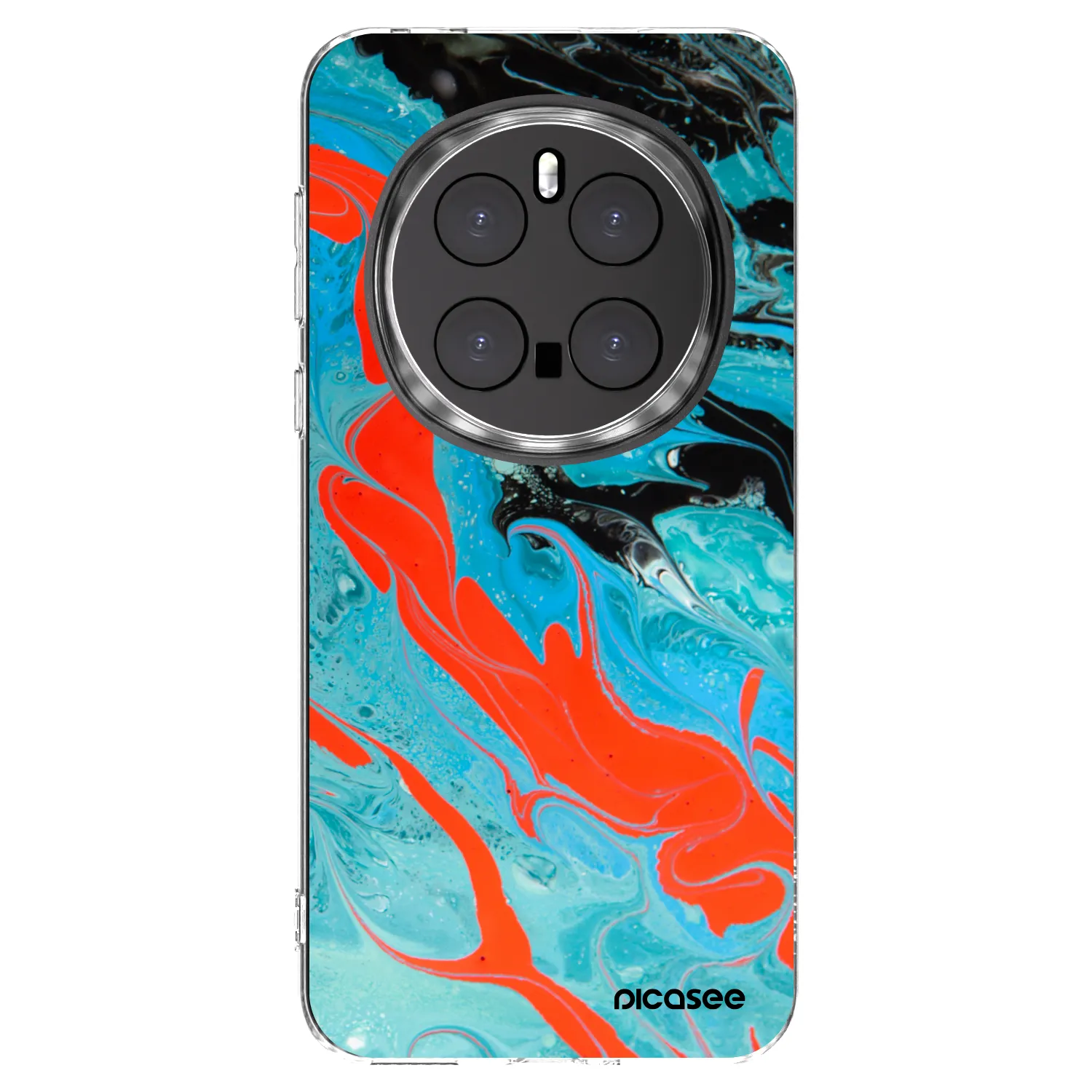 Picasee átlátszó szilikon tok az alábbi mobiltelefonokra Honor Magic7 Pro 5G - Blue Magma