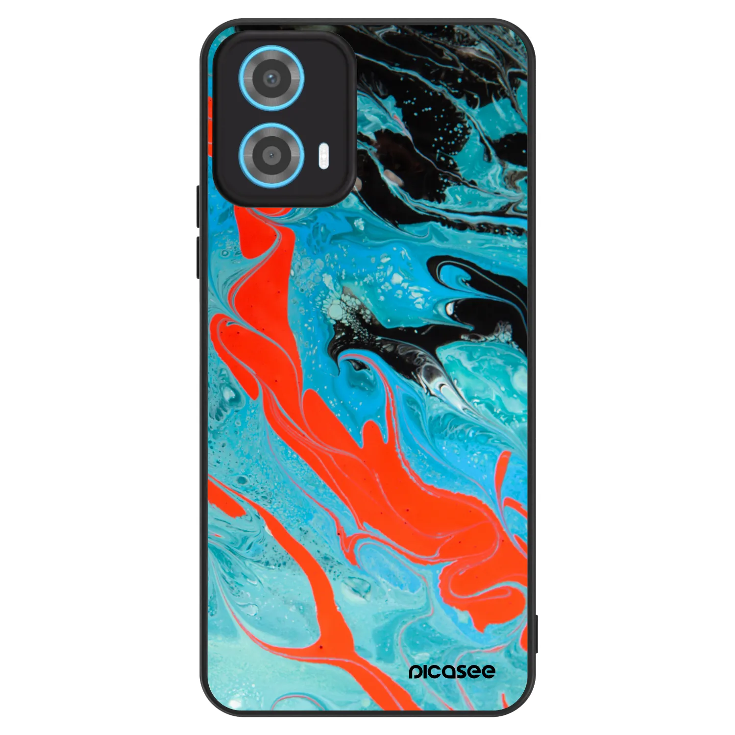 Picasee ULTIMATE CASE Motorola Moto G34 5G - készülékre - Blue Magma