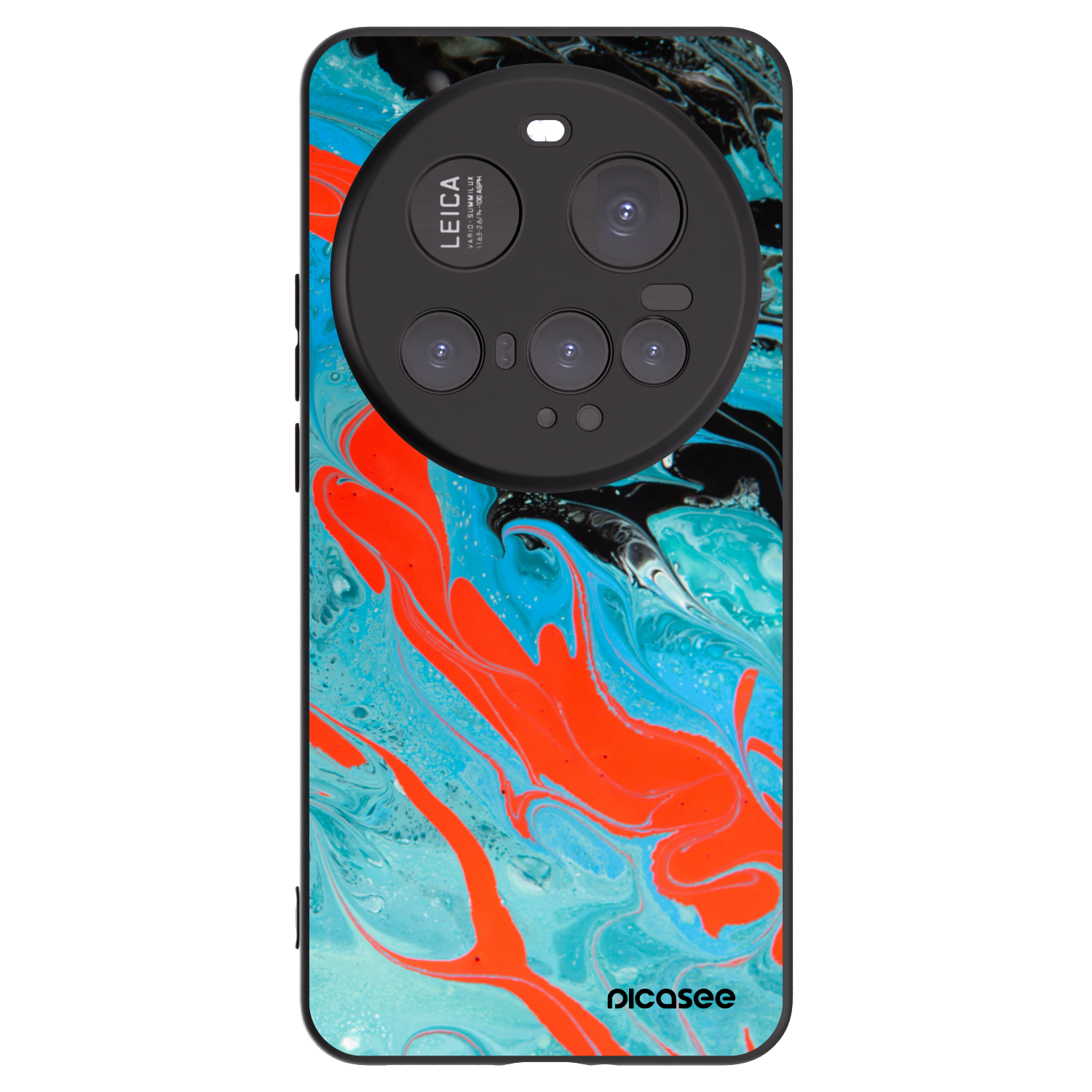 Picasee fekete szilikon tok az alábbi mobiltelefonokra Xiaomi 15 Ultra - Blue Magma