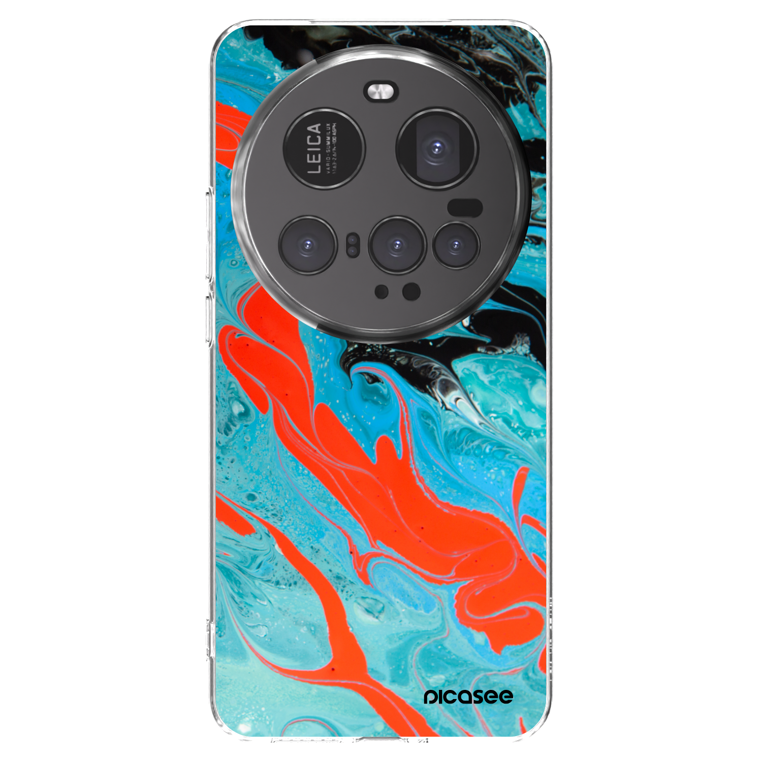 Picasee átlátszó szilikon tok az alábbi mobiltelefonokra Xiaomi 15 Ultra - Blue Magma