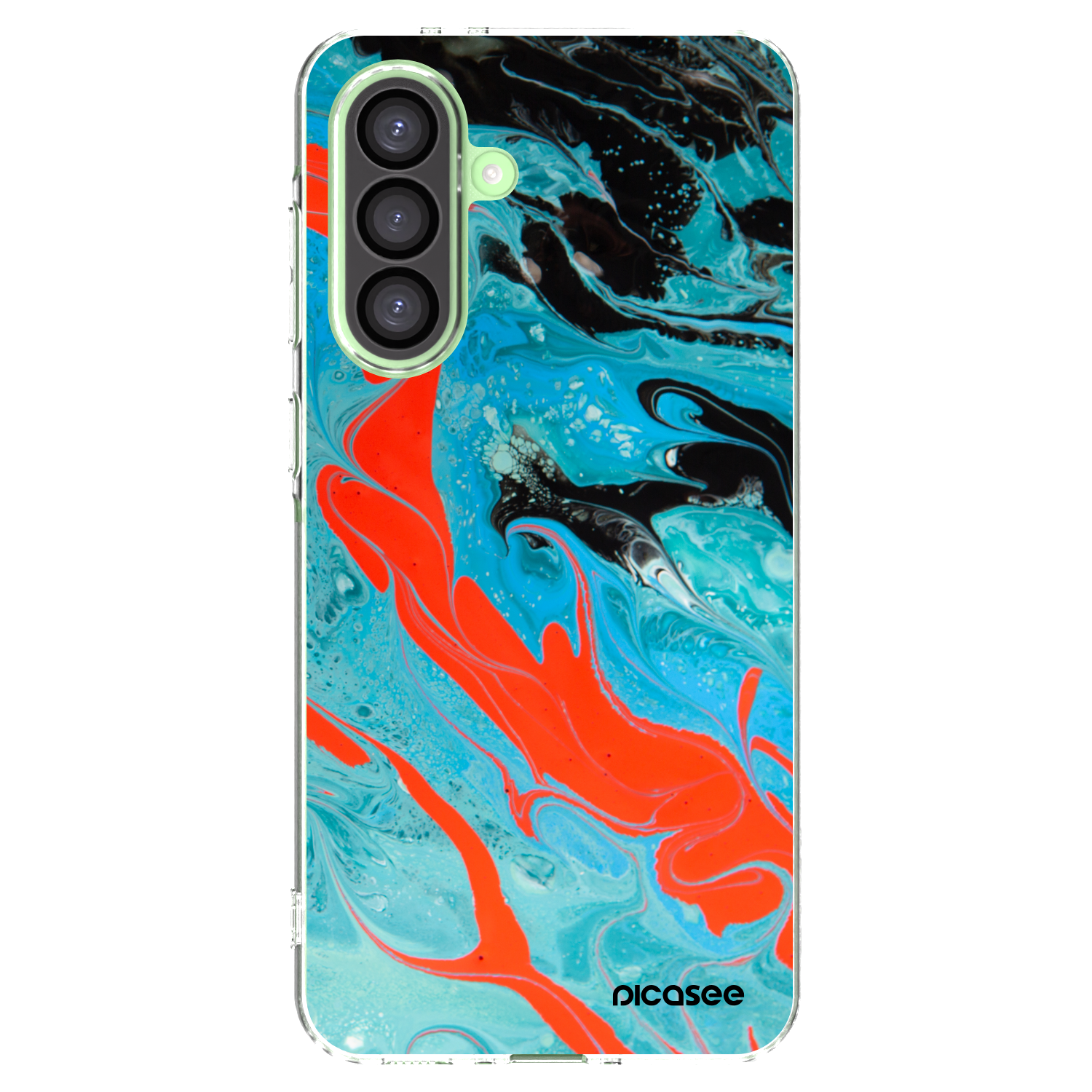Picasee átlátszó szilikon tok az alábbi mobiltelefonokra Samsung Galaxy A26 5G A266B - Blue Magma