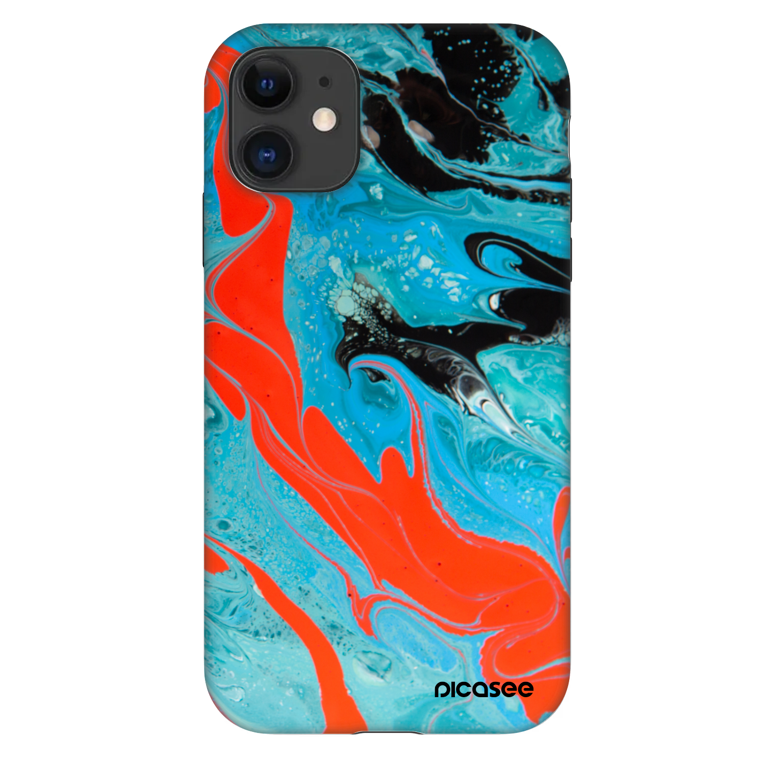 Picasee Fashion Case Apple iPhone 11 - Blue Magma