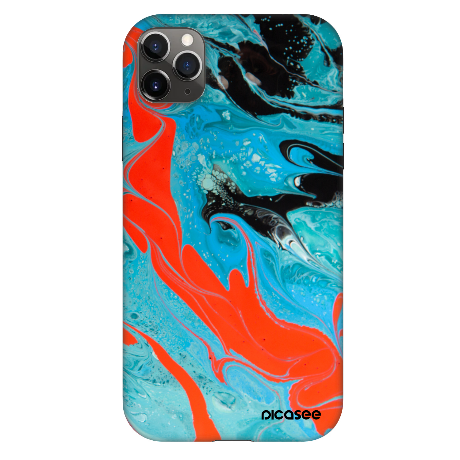 Picasee Fashion Case Apple iPhone 11 Pro Max - Blue Magma