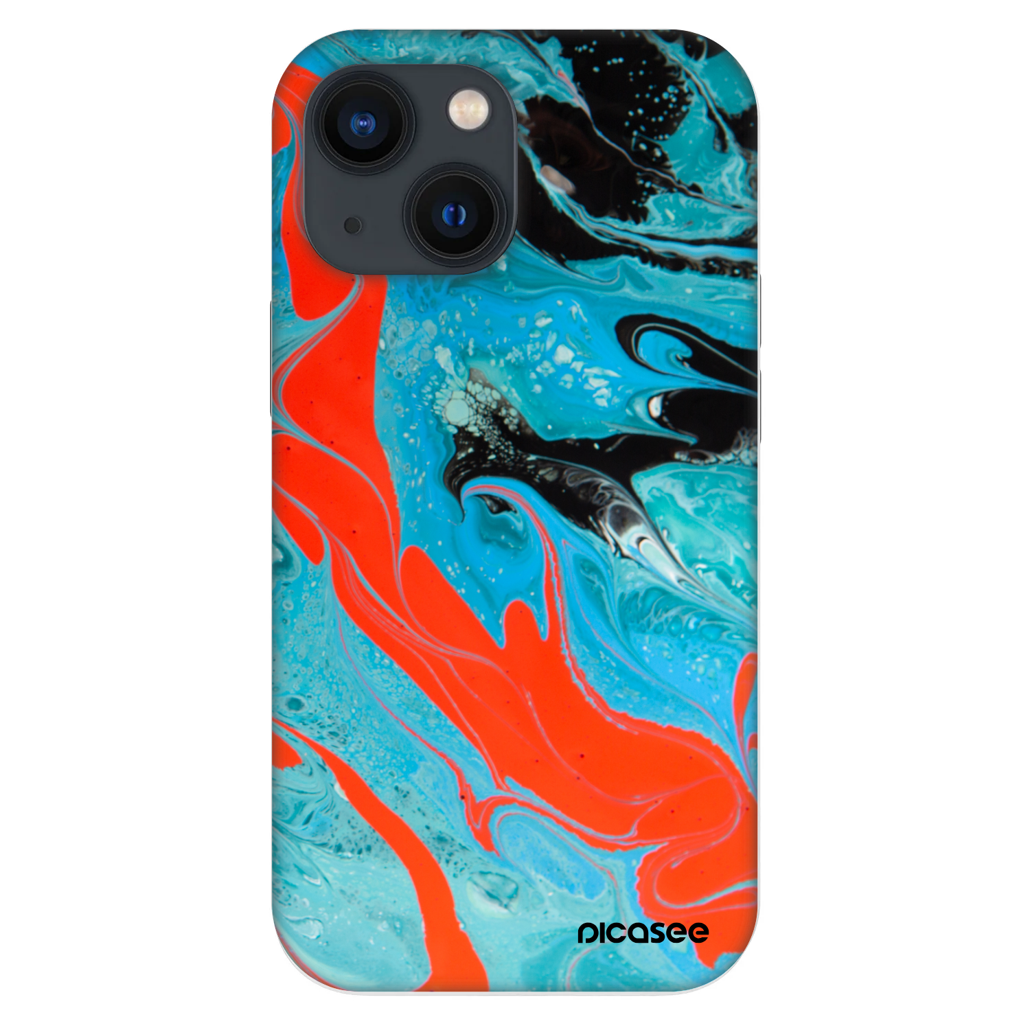 Picasee Fashion Case Apple iPhone 13 mini - Blue Magma