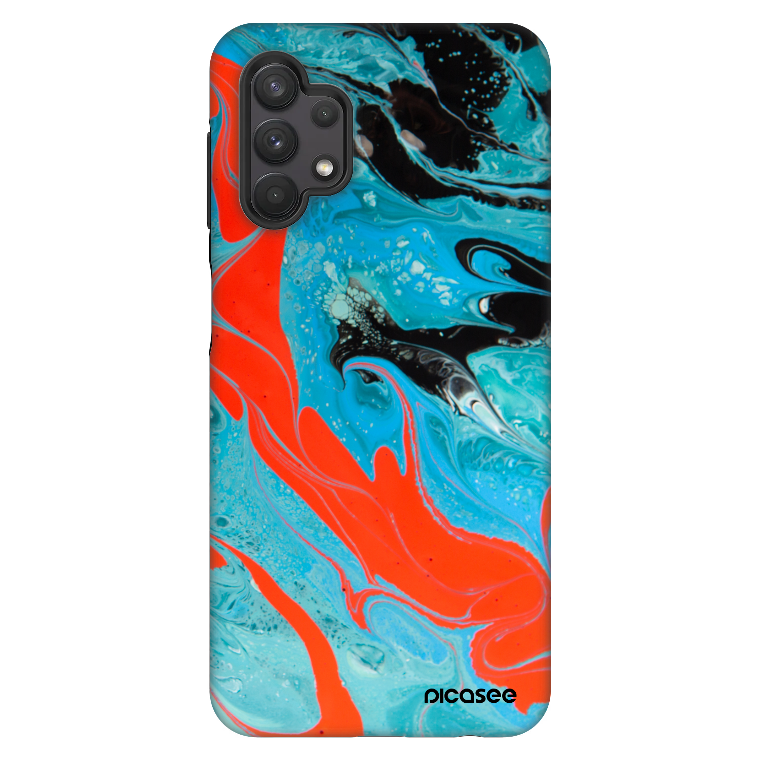Picasee Fashion Case Samsung Galaxy A32 5G A326B - Blue Magma