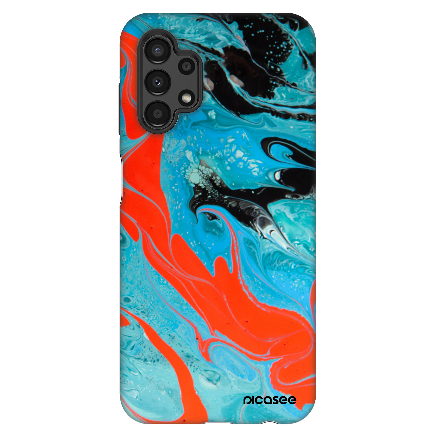 Picasee Fashion Case Samsung Galaxy A13 4G A135 - Blue Magma