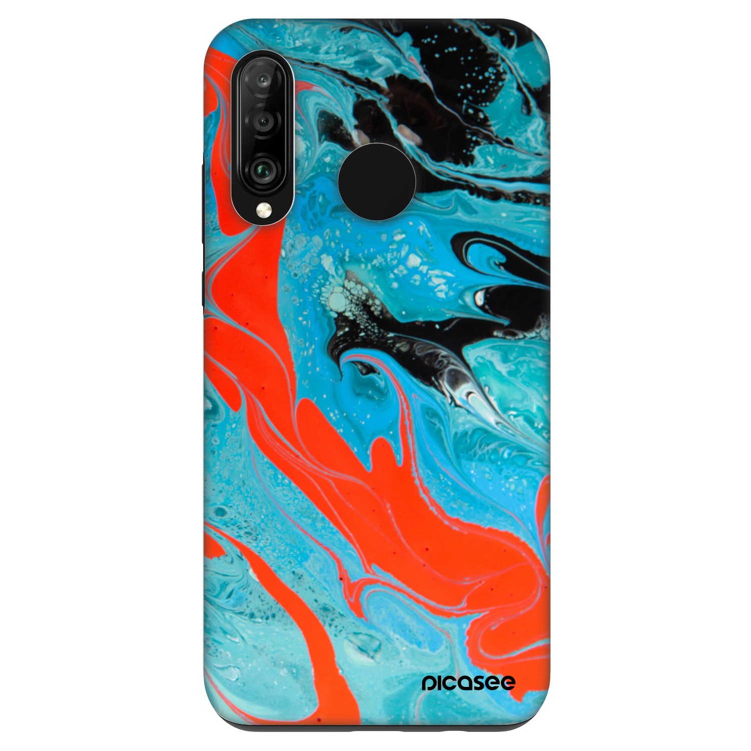 Picasee Fashion Case Huawei P30 Lite - Blue Magma