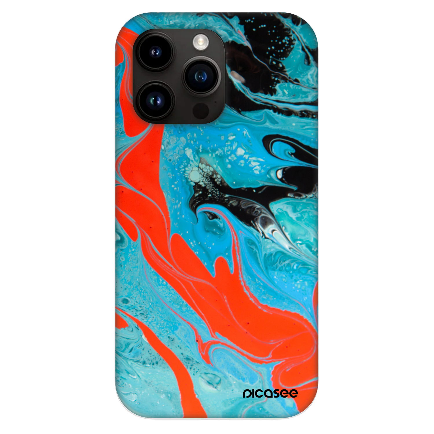 Picasee Fashion Case MagSafe Apple iPhone 13 Pro - Blue Magma