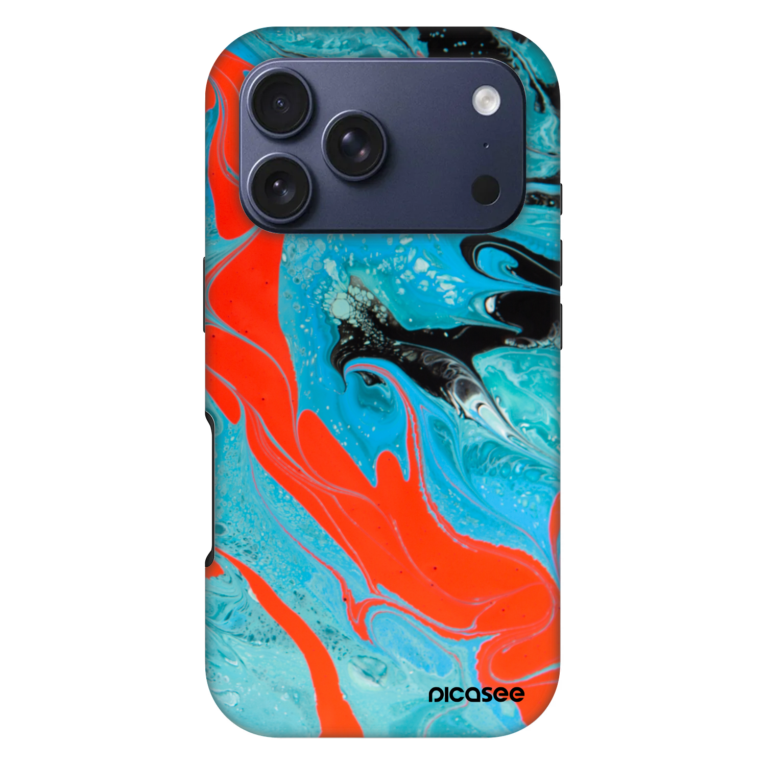 Picasee Fashion Case MagSafe Apple iPhone 17 Pro - Blue Magma