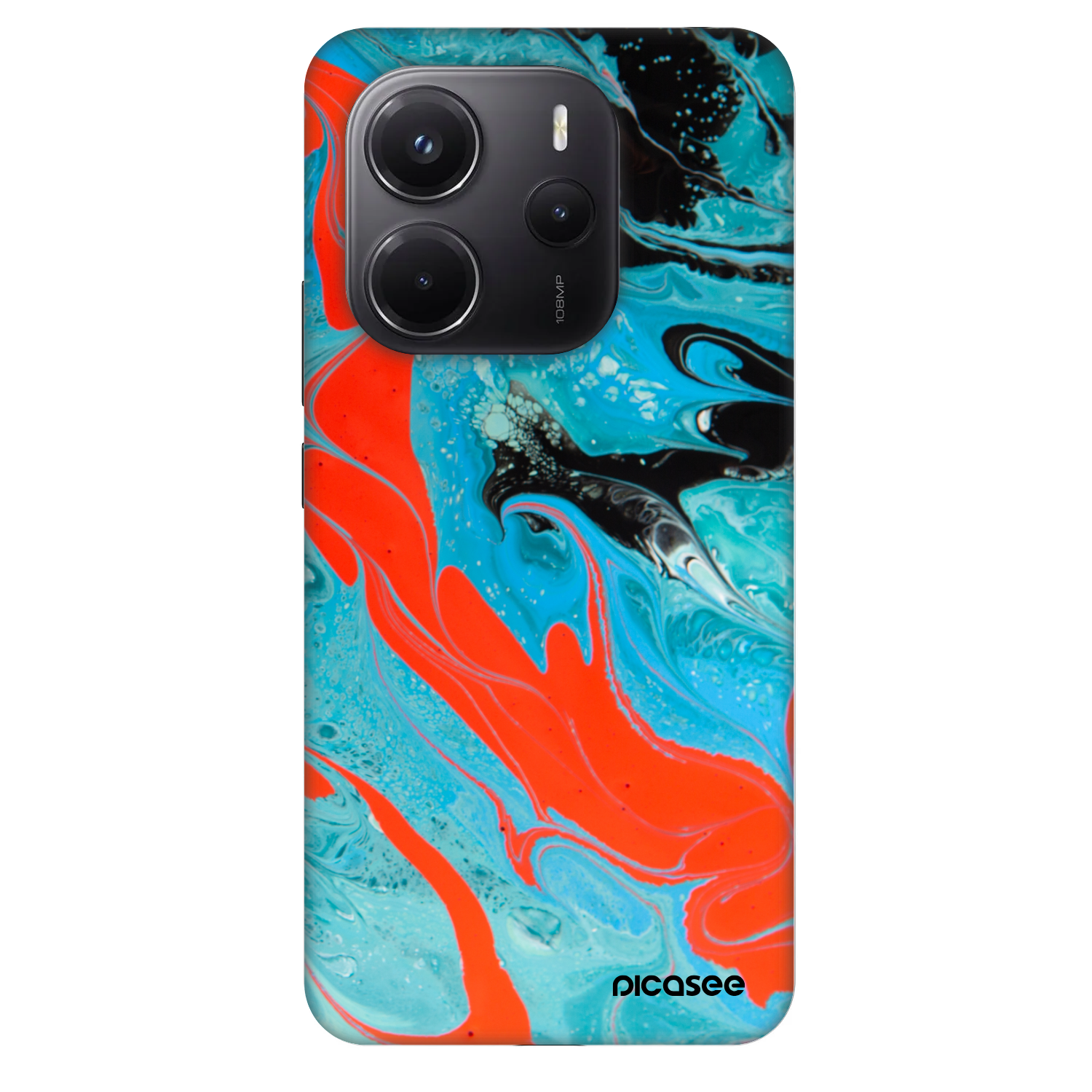 Picasee Fashion Case Xiaomi Redmi Note 14 4G - Blue Magma