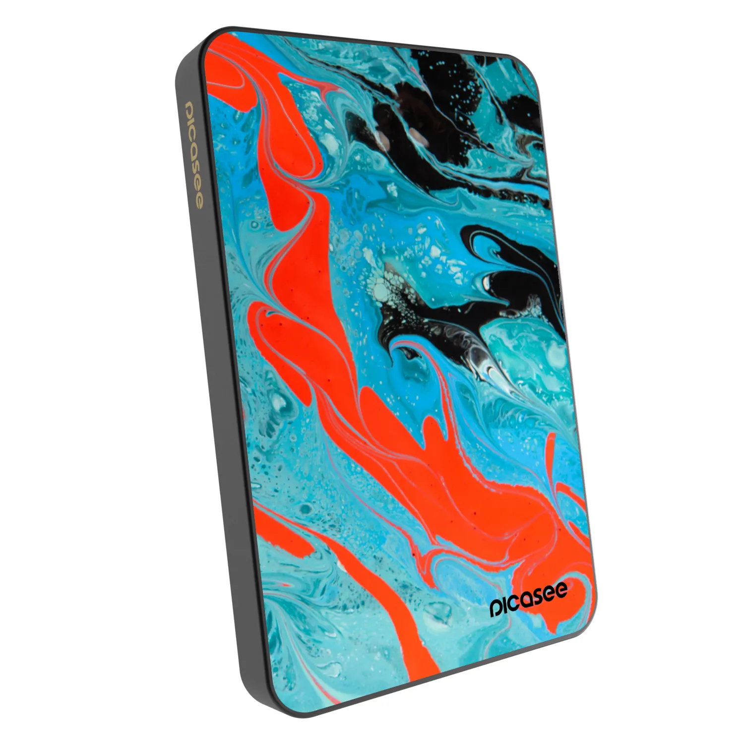 Picasee Powerbank MagSafe 5 000 mAh Szürke - Blue Magma
