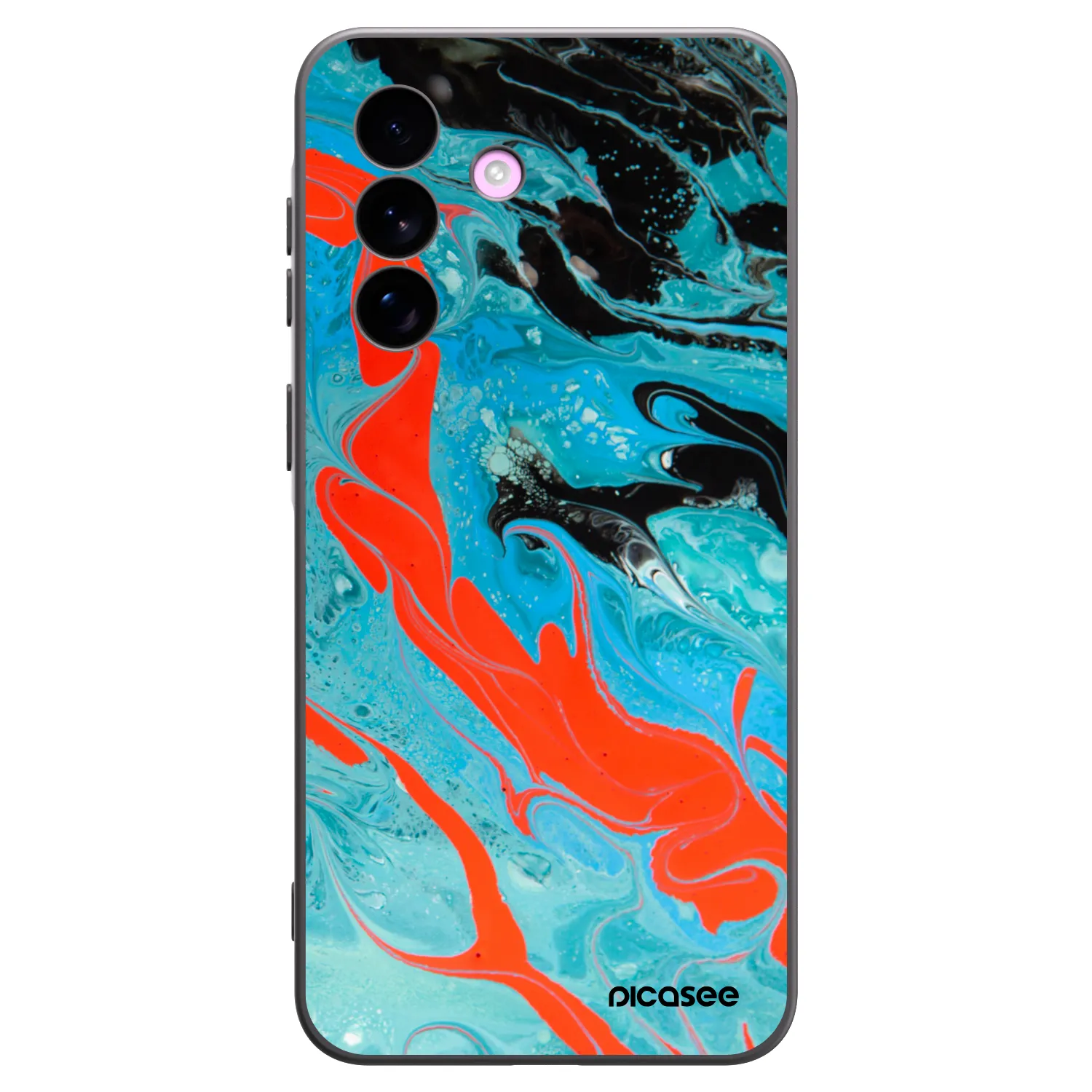 Picasee fekete szilikon tok az alábbi mobiltelefonokra Samsung Galaxy A57 5G - Blue Magma