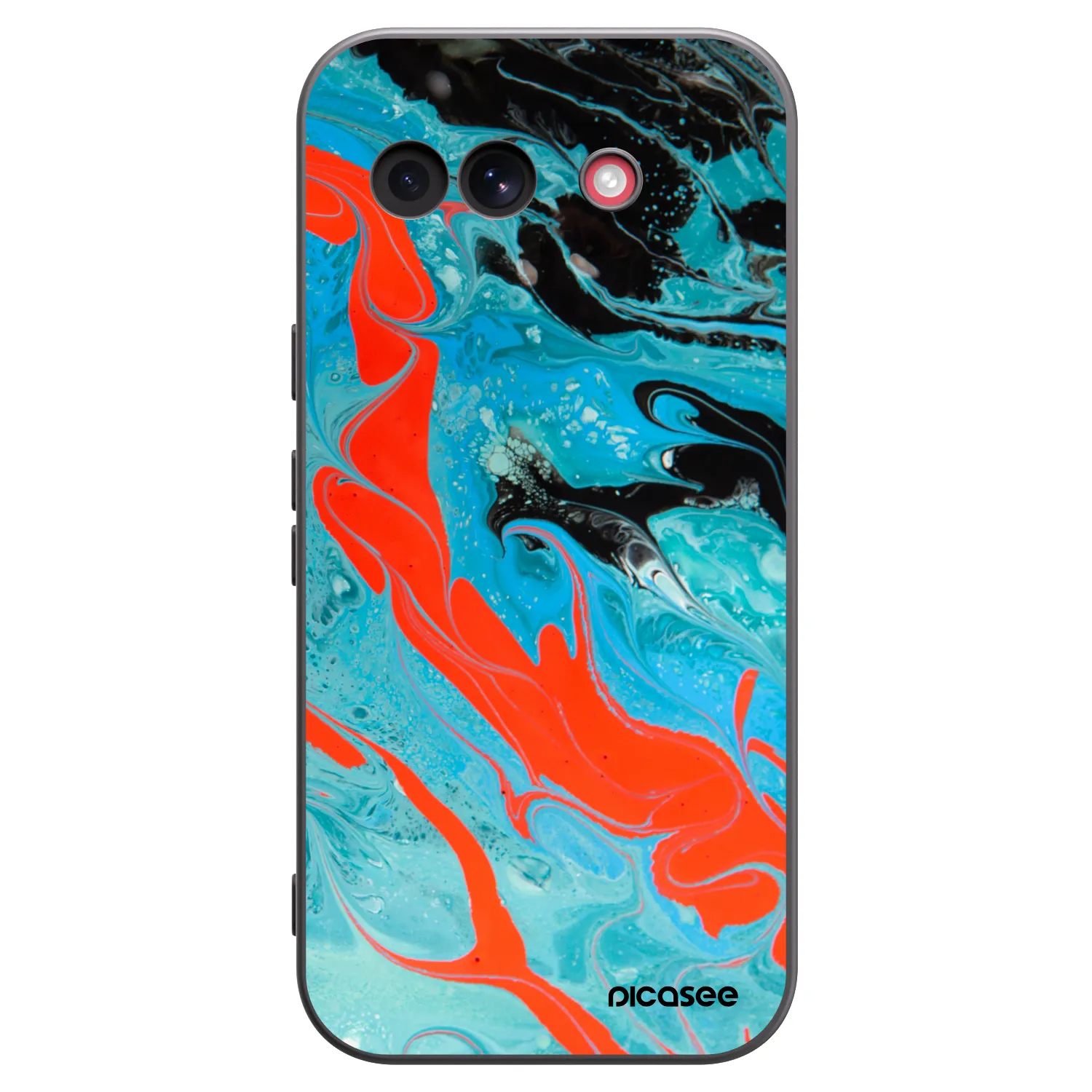 Picasee fekete szilikon tok az alábbi mobiltelefonokra Google Pixel 10a - Blue Magma